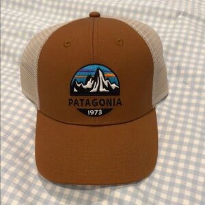 Patagonia Brown and Cream Trucker Hat